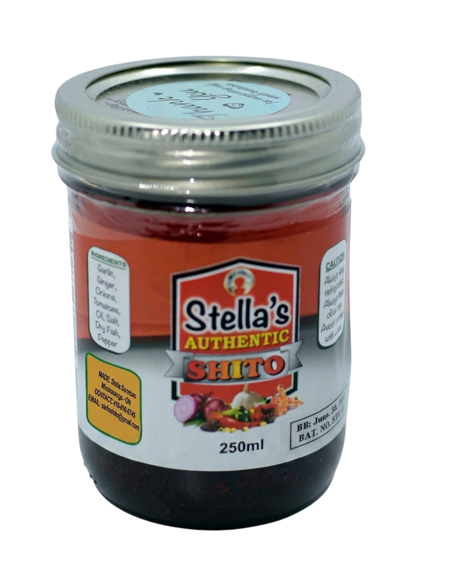 Stella's Authentic Shito 250ml jar, with Shrimp
